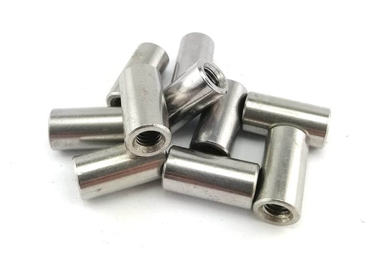 Gewindemuffen WS 9290 mit Runde Ausführung aus Edelstahl