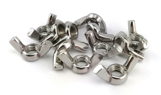 Flügelmuttern DIN 315 aus Rostfreistahl