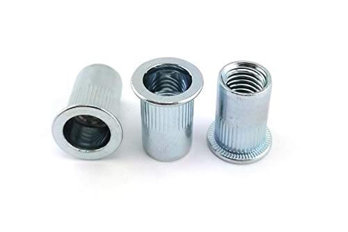 Blindnietmutter mit Flachrundkopf Nietmutter aus Stahl Verzinkt