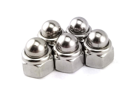 Sechskant-Hutmuttern DIN 986 Selbstsichernd aus Edelstahl