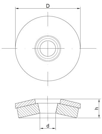 Dichtscheiben aus EPDM und Edelstahl